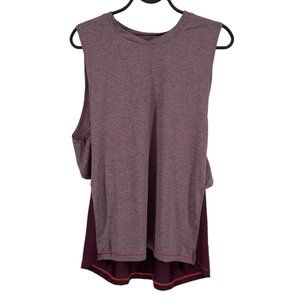 Janji Run For Uganda Layered Racerback Tank Top Purple Women's Large Run…